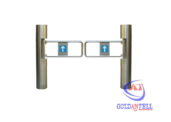 Supermarket swing barrier gate with Sound and light alarm prompt functions