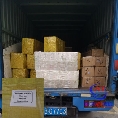 Unique Special Lock Steel Car Wheel Clamp Anti theft , Good Painting