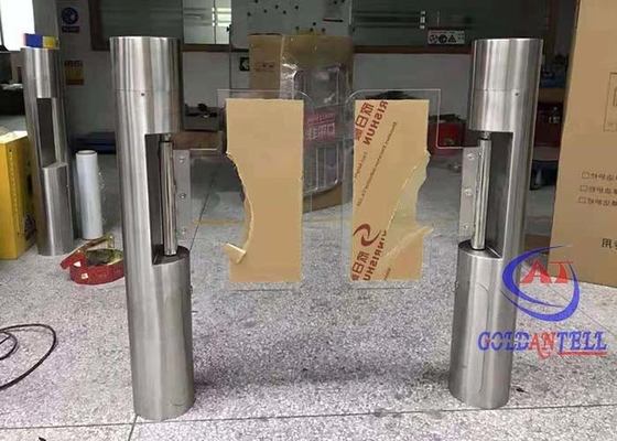 Stainless Steel Automated Gate System Fingerprint RS485 Communication Interface