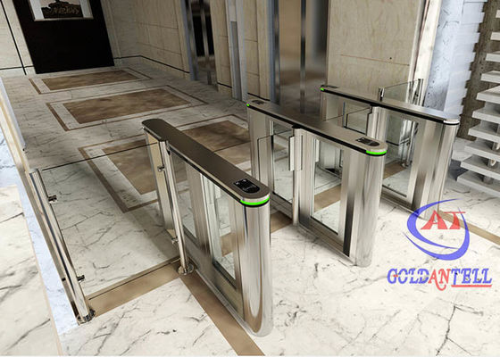 Waist Height Safety Pedestrian Turnstiles 900mm Passage Access Control Door