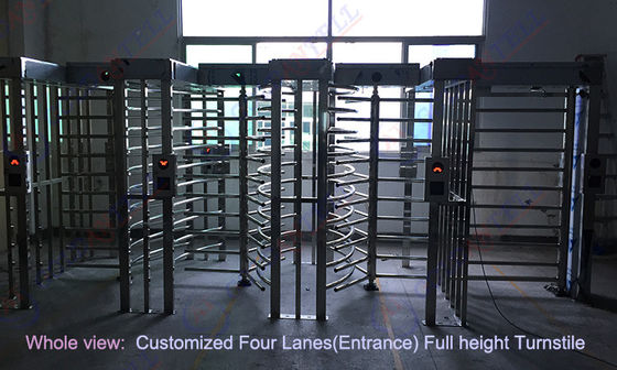 Philippines Stadium Full Height Turnstile /  biometric access control barrier gate in outdoor