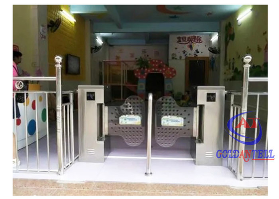 Store Swing Barrier Gate 600mm Width Flap Access Control Speed Gate Turnstile