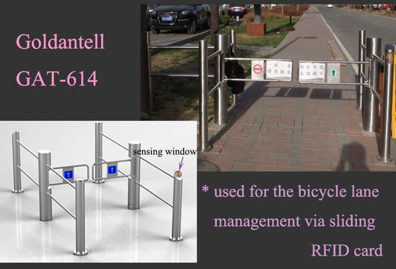90cm Wide Swing Turnstile Gate with Biometric Access Control