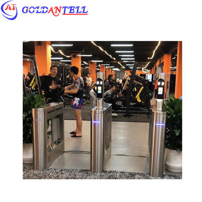 Swing Barrier Gate with Face Recognition RFID 20K Database DC12V 5W