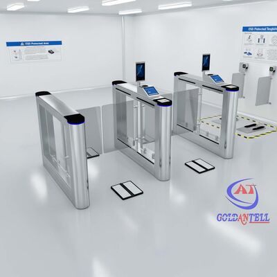 Facial Recognition ESD Gate Suitable for Electrostatic Discharge Prevention in Electronics Manufacturing Environments