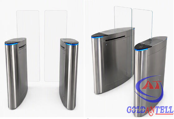 Reflective Mirror Finish Speed Barrier Facial ID Validator and Inflow Monitor for Airside VIP Lounge Access CE