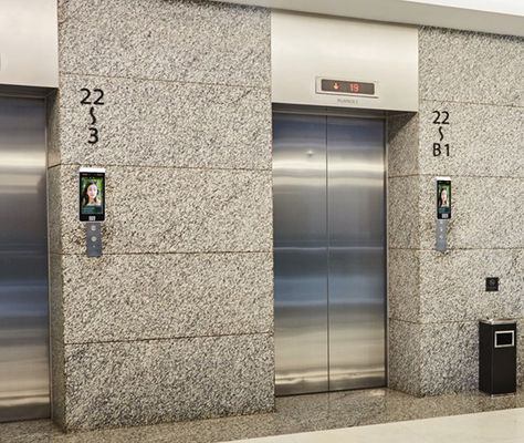 Waterproof Rustproof Facial Recognition Turnstile With Contactless Thermal Camera