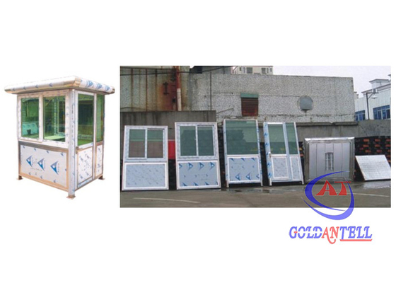SS 1.2×1.5×2.4m Security Guard House Assemble Guard Booth 5 Minutes Installation