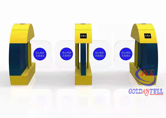 One Way Turnstile Entrance Gates QR Code RFID Reader Access Control Turnstile Gate