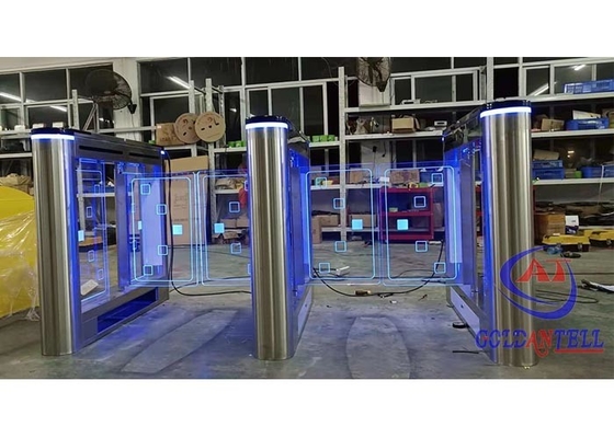 Low Noise RFID Turnstile Gate Access Control Gym Auto Reset Turnstile Barrier Gate