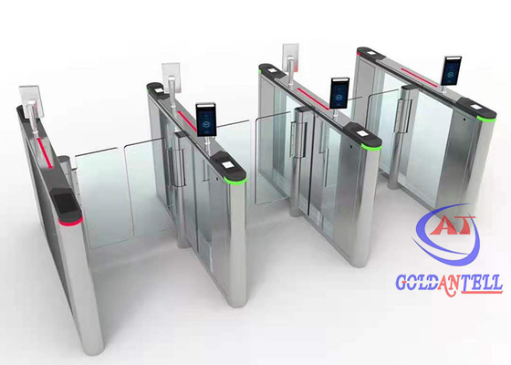 Crowd Control Passport Scanning Turnstile Swing Checkpoint Automatic For Immigration Hall
