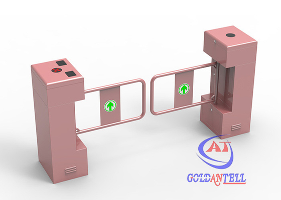 Esd Card Reader RS485 SUS304 90cm Arm Swing Turnstile Gate