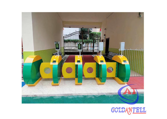 Customized LANE Width 600-900mm Facial Recognition Semi Automatic Turnstile with 1200*280*1000mm Dimensions