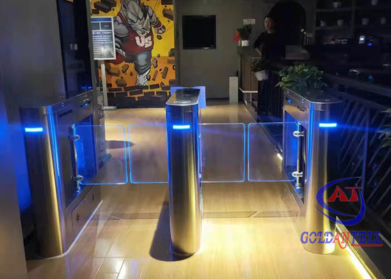 Gym Security Swing Gate Turnstile Waist High RFID Access Control
