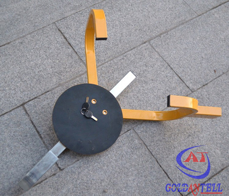 Anti Prizing Safety Rustproof Car Wheel Lock For Parking Management N.  4.8 KG