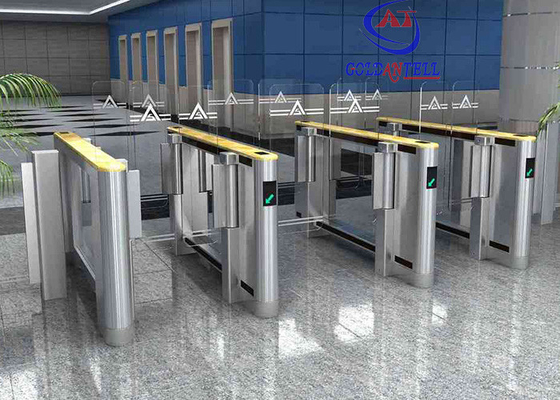 المطار / المترو / قاعة السباحة Speed ​​Gate Turnstile مع قارئ Rfid التلقائي