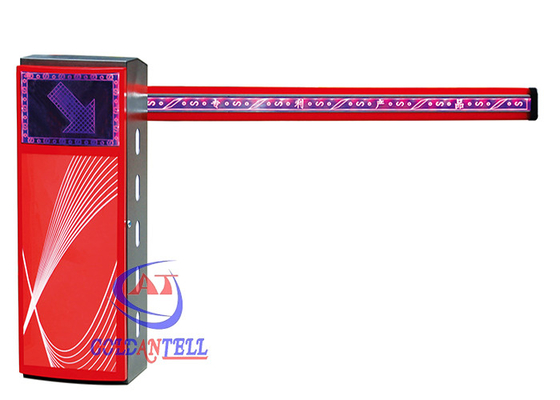 أضواء LED تصميم براءة اختراع 1M-6M أنظمة بوابة بوم ذكي القطب ، حاجز الصلب الأسطوانة الباردة