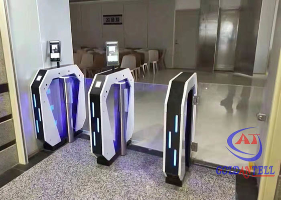 قم بتخصيص OEM ODM Security Turnstile Gate Speed ​​Swing Turnstile Gate لمدرسة سينما الصالة الرياضية