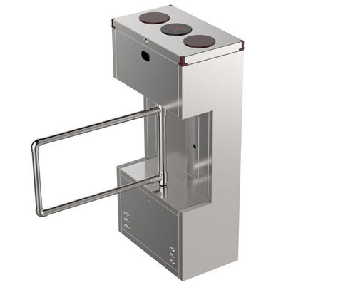 Full Automatic Access Control Swing Barrier Gate For School / Bus Station / Park