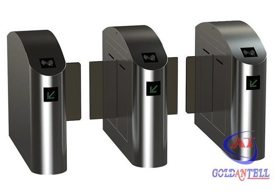 وافق CE الفولاذ المقاوم للصدأ RFID الوصول سوينغ الحاجز بوابة سرعة عالية القياسية
