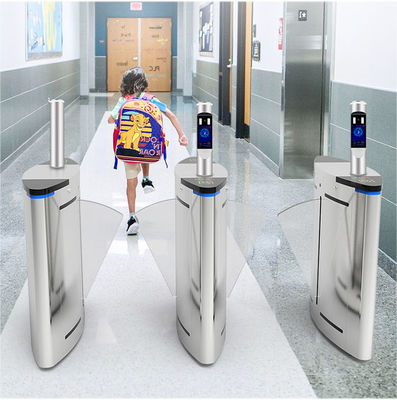 304 Stainless Steel Bidirectional Facial Recognitive Turnstile Gate For Public