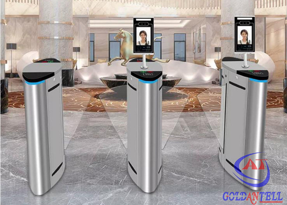 التعرف التلقائي على الوجه بوابة Turnstile لمكتبة مكتب المدرسة الرياضية