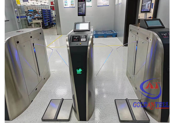 نظام التعرف على الوجه OEM ODM Security Turnstile Gate مع نظام عداد ESD