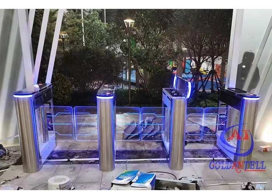 3 / More Lane Time Attendance Automatic Ticket Barrier Fingerprint Reader للمترو
