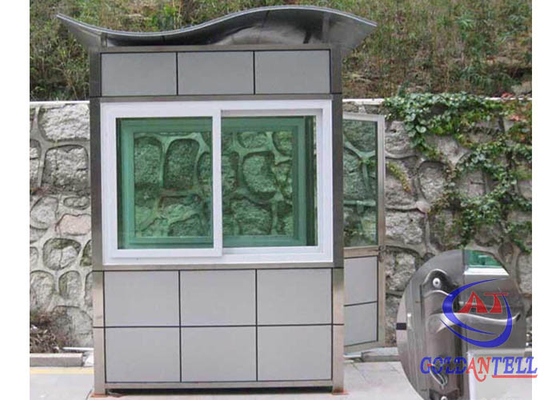 الملاجئ على طراز Art Style OEM Mobile Guard House Ticket Booth في الهواء الطلق