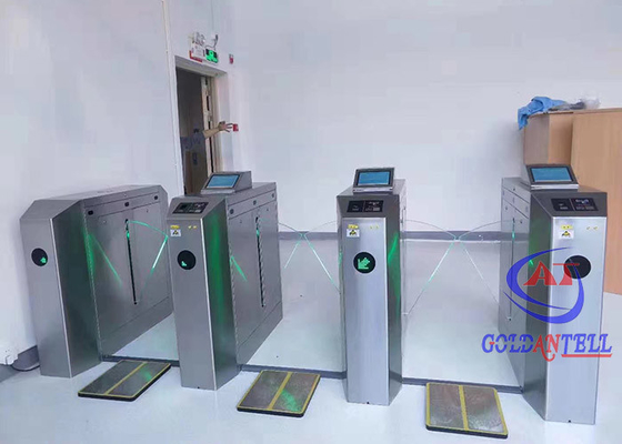 مكافحة الذعر للمشاة الباب الدوار بوابة LED إشارات المرور التوجيه ESD الباب الدوار نظام البوابة