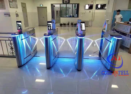 بوابة الحاجز التلقائي رفرف لمبنى المكاتب مدخل المشاة RFID