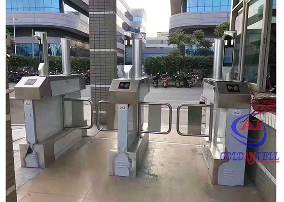 أبواب أمان مدخل الباب الدوار للخدمة الشاقة حاجز قوي ثنائي الاتجاه من الفولاذ المقاوم للصدأ