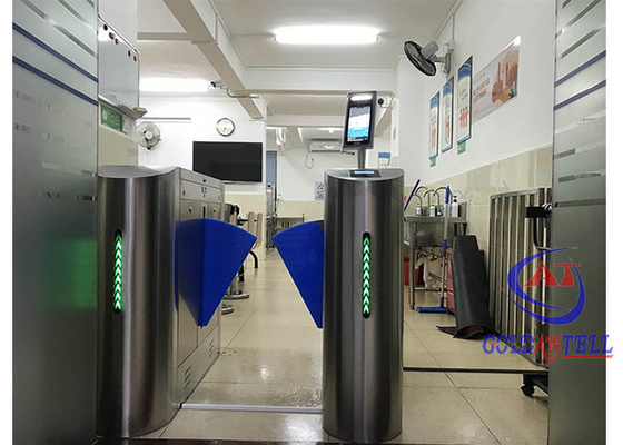 بوابة الباب الدوار لأمن نظام الأمان 550-900 مم مع التعرف على الوجه RFID