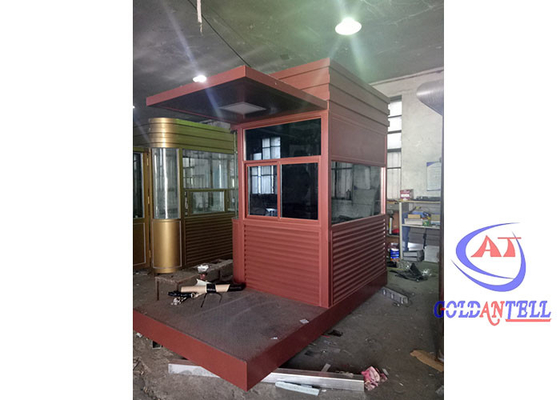 خارجية 2000x2500x2400mm غرفة حراسة أمن قياس عالية مقاس مخصص
