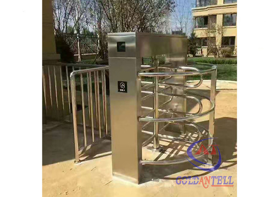 للماء في الهواء الطلق البيومترية الكهرومغناطيسية الدخول بوابة الخصر الباب الدوار ، عبر حواجز أعمدة