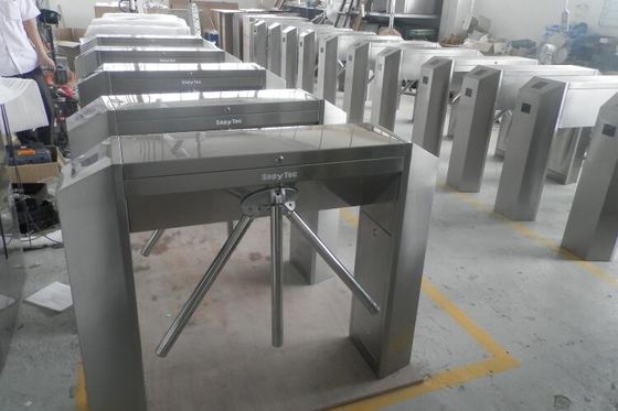 Coin or Token Operated Half Height Turnstile Entrance Exit Gates for Public Area