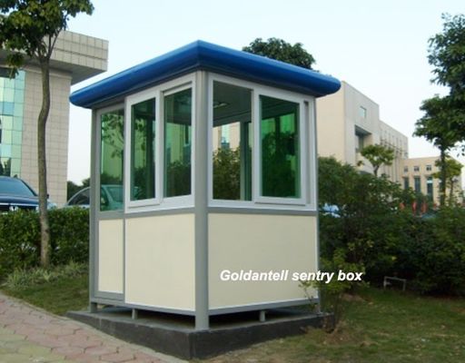 Suitable For Outdoor Security Posts Security Guard House With Roof Material High Steel Plate Approximately 200 500 Kg Depending On Size Material