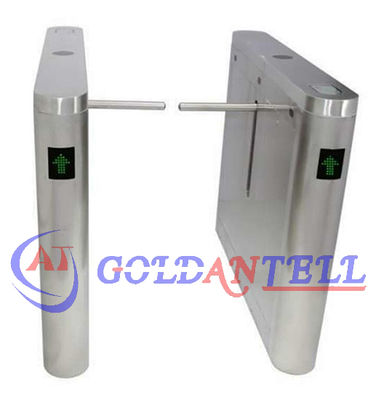 Security Turnstile Gate with 0.2s Barrier Open/Close Time RS-232 Communication Interface and 1-Way Operation Direction