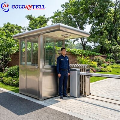 الصندوق الحارس من الفولاذ المقاوم للماء IP54 للحديقة منصب الحراسة المقاوم للطقس مصمم للمدى الطويل في الهواء الطلق