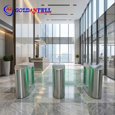 سرعة سريعة أمن التعرف على الوجه بطاقة RFID بوابة سريعة عالية 304SS محرك سيرفو