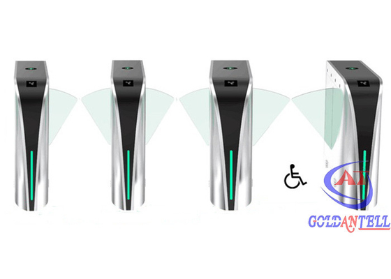 12VDC ذكي ESD بوابة SUS304 Esd سرعة بوابة الباب الدوار