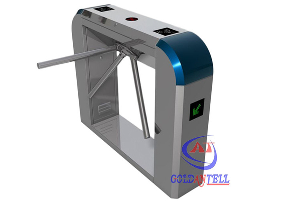 اللون الفضي TTripod Turnstile Gate SUS Security ثلاثة قضبان معدنية 110 ~ 240 V AC