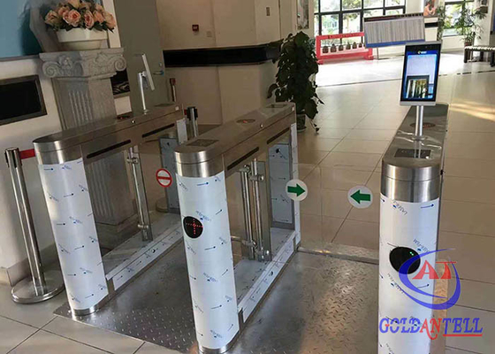 60-65 سم SS316 بطاقة RFID التعرف على الوجه الباب الدوار