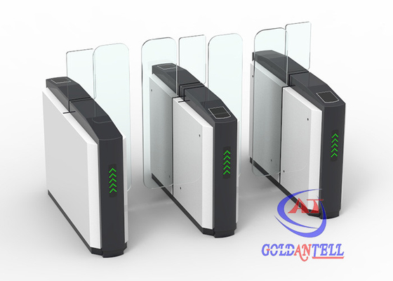 قارئ rfid انزلاق سرعة بوابة الباب الدوار مع بصمة