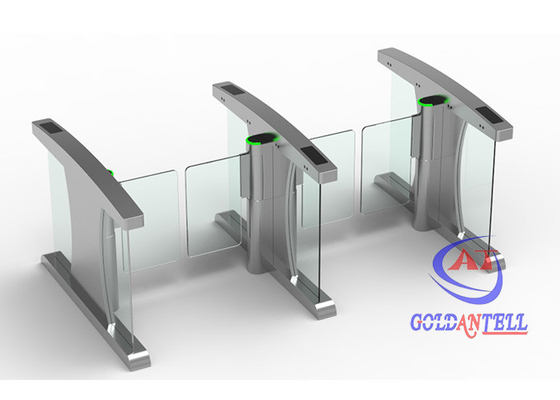 الماسح البيومتري SS مزدوج القنوات Speedlane الباب الدوار بوابة