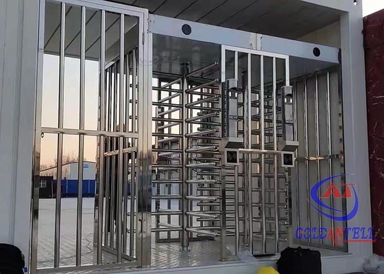 التحكم في الوصول بارتفاع كامل بوابة الباب الدوار بصمة QR Code RFID Security Barrier Gate