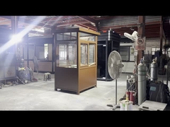 صالة التذاكر المتكاملة المزودة بالكامل من الفولاذ الملون مع تصميمات وألوان قابلة للتخصيص