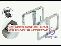 بوابات السرعة للمشاة الرقيقة رمز الراديفيد QR NFC Control Pass Card For Gym