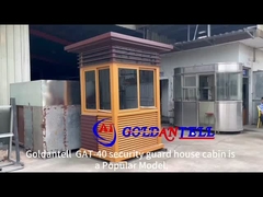 هيكل فولاذي مشكل مقصورة أمن حجم و لون مخصص عزل حرارة