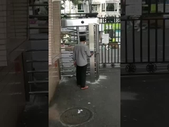 بوابة الدوران الداخلية / الخارجية ذات الارتفاع الكامل مع قارئ بطاقات أو نظام تحكم الوصول المتعدد